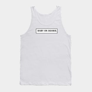 Baby On Board Tank Top